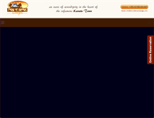 Tablet Screenshot of farmofdreamslodge.com